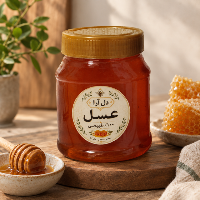 عسل چهل گیاه دل آرا